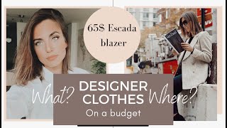 HOW TO BUY SUSTAINABLE DESIGNERS CLOTHES ON A BUDGET. WHAT? WHERE? HOW? | POSHMARK | live&wear NEAT