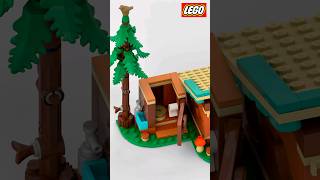 LEGO 42624, Adventure Camp Cozy Cabins 🍄‍🟫 🦌 part 2 #lego #speedbuild #cozy #cabins