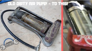 Vintage Foot Pump Restoration - The kismet Junior