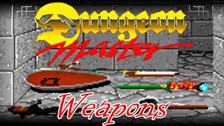 Dungeon Master: Weapons and their characteristics