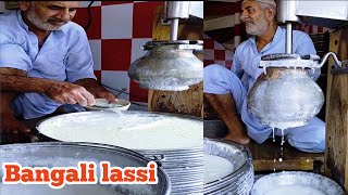 street food in Faisalabad | 60 year old famous Bangali lassi | best nashta | Faisalabad food street