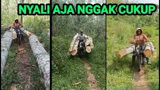 Ojek Kayu Palang Ekstrim