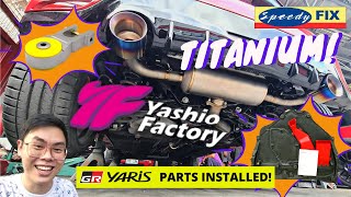 GR YARIS NEW EXHAUST + AFTERMARKET PARTS INSTALLED!!! - VLOG40