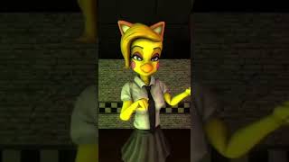 [SFM FNAF] sad cat dance anime toy chika #фнаф #fnaf #shorts