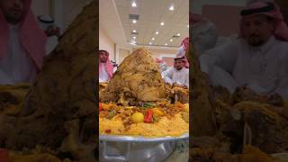 Arabian Traditional Wedding || Whole Camel Mandi Rice #shorts #youtubeshorts