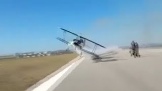 AIRPLANE ALMOST HITS PEOPLE close calls crashes wrecks near disasters crazy scary flight moments