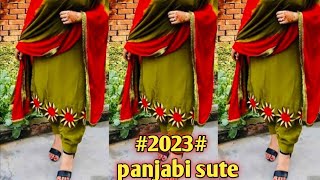 Trending party wear l panjabi sute Dijains l patiyala sute dijains treditional panjabi sute#2023 /24