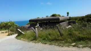 observation bunker on the beach.FRANCE