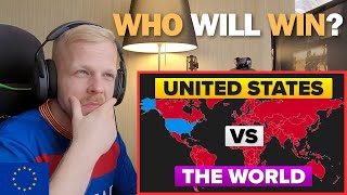 🇪🇺European Reacts To If United States Would Go To War vs THE WORLD