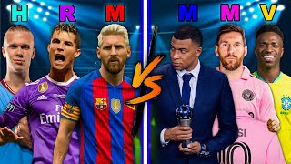 2015 Haaland Ronaldo Messi 🆚 2024 Mbappe Messi Vinicius JR 😱🫵