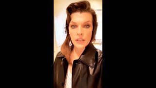 Milla Jovovich in Russian Style