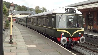 Heritage railcar at Llangollen 4th October 2024