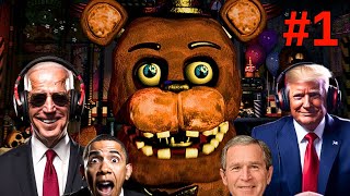 US Presidents Play Five Night's At Freddy's 2 (FNAF 2) - Night 1