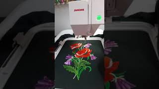 Bordado con maquina automática Janome MC500e