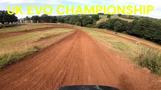 2024 UK EVO Championship. Round 6. Hazeley Grange Mx Track. Over 50's Modern 2 Stroke. Race 1