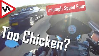 I'm TOO SCARED to overtake more than 1 at a time! | Triumph Speed Four [Raw Onboard] POV