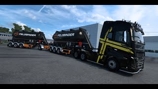 ETS 2 / ProMods / PolandRebuilding / VOLVO Sanax / Frosty Winter mod