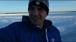 CONSTANCE BAY ON THE ICE, NEAR OTTAWA, ONTARIO