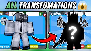 TRANSFORMING Fan's INVENTORIES Full Movie! [Roblox Toilet Tower Defense]