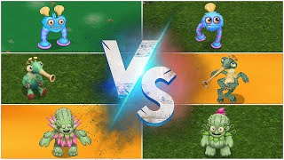 MONSTERS DUETS | Babies vs Monsters | My Singing Monsters MSM vs Dawn of Fire  | Part 1 | WUBBOX TV