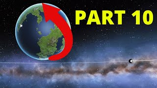 HOW BIG IS A PLANET in Kerbal Space Program? Walk Around Half a Planet (Part 10)