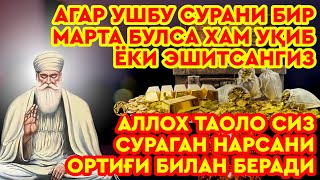 АЛЛОХ ТАОЛО СИЗ СУРАГАН НАРСАНГИЗНИ ОРТИҒИ БИЛАН БЕРАДИ ИН ШАА АЛЛОХ | Best Power Quran