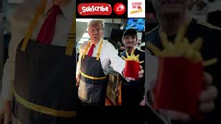 Trump Flips Burgers and Answers Questions at a Pennsylvania McDonald's