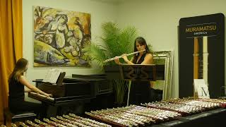 Maria Fernanda Castillo performs the Sonata for flute and piano by Andrés Eloy Rodríguez