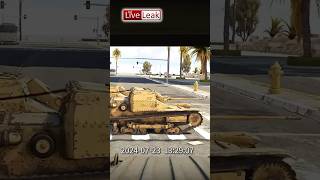 Why did I think this was real? That tank is tiny lol #tanks #memes #footage #live #funny #comedy