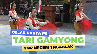 Tari Gamyong SMP Negeri 1 Ngablak