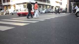 Ferrari 458 Italia Crazy sound acceleration in Milan