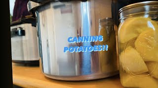 PRESSURE CANNING POTATOES