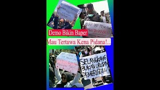 Demo Mahasiswa 24 September 2019 Biki "BAPER" mau tertawa kena pasal pidana