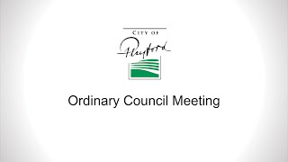 Ordinary Council - 24 August 2021