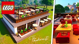 How To Build a Modern Restaurant in Fortnite Lego!