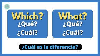 Diferencia entre WHICH vs WHAT #shorts