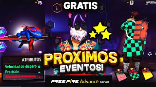 OFICIAL! FECHA & HORA de la NUEVA ACTUALIZACIÓN (7 PRÓXIMOS EVENTOS LATAM GR4TIS) Free Fire