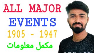 Most Important Events of Sub-continents of History from 1857 to 1947 in Urdu|PPSC|FPSC|CSS|PMS