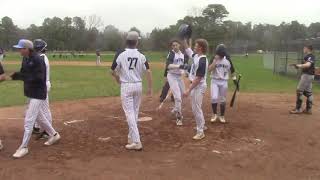 Shawnee Baseball Chase Kowal 3 run homer