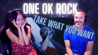 BLOWN AWAY!!! | Our First Time Reaction to ONE OK ROCK - Take What You Want (LIVE)