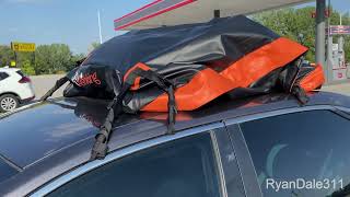 Asinking Car Rooftop Cargo Carrier Bag - review