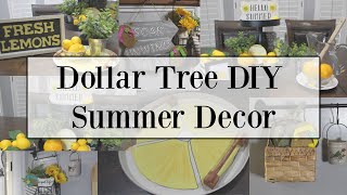 DOLLAR TREE DIY SUMMER DECOR | SUMMER DECOR 2020