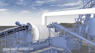 3D video of QLB80 asphalt mixing plants (www.asphaltplant.cn)