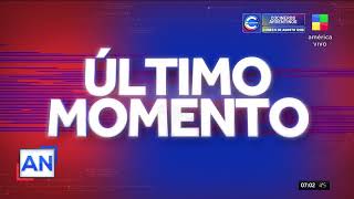 América Noticias - Placa "Último Momento" (2024)