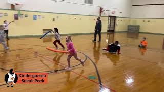 Winhawk Kindergarten Sneak Peek: Phy ed with Mr. Anderson