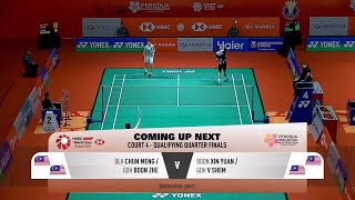 PERODUA MALAYSIA MASTERS 2024 Beh Chung Mneg_Goh Boon Zhe VS Boon Xin Yuan_Goh V Shem