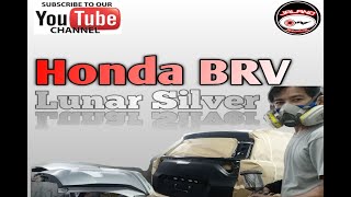 Honda BRV Lunar silver repaint 1st time ko magsalita talaga😁