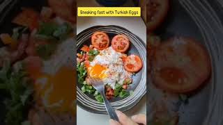 Breaking fast with Turkish Eggs