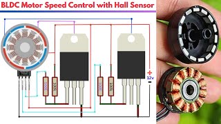 Brushless motor speed control with hall sensor  | #bldc #controller