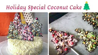 Holiday Special Coconut Cake Recipe | Amazing Cake Decorating Ideas